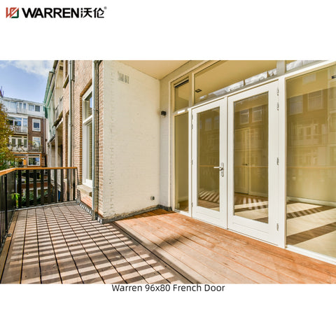 Warren 96x80 Exterior French Door With Narrow Internal Double Doors
