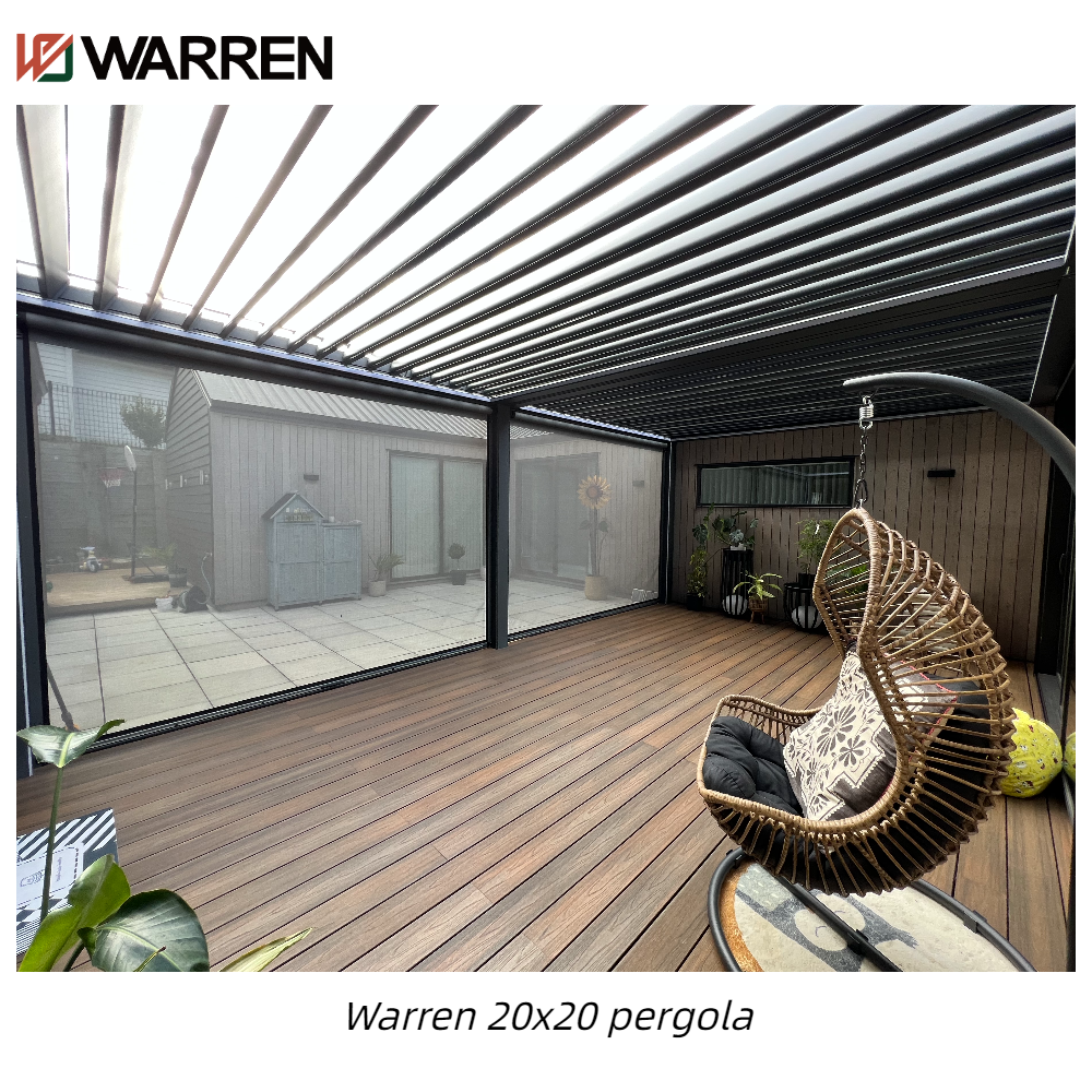 Warren 20x20 pergola plans with gazebo metal outdoor