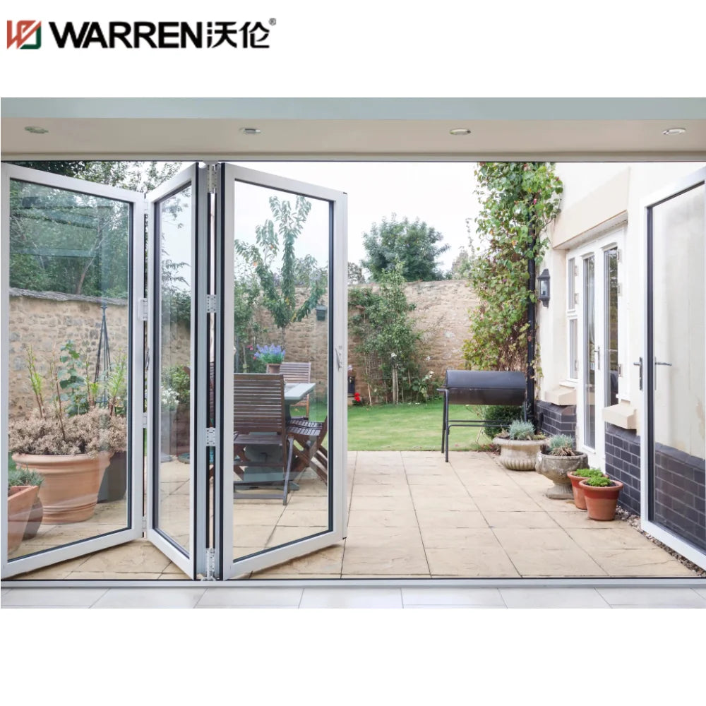 Warren 96 Inch Bifold Doors Bi-fold Doors 48x80 Accordion Doors 30x80 Folding Aluminum Glass