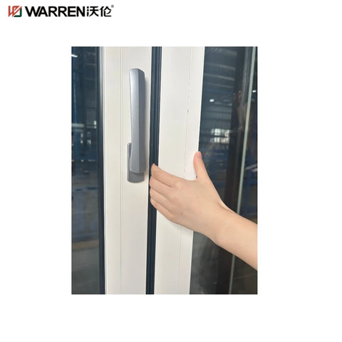 Warren 10 Foot Accordion Door Folding Patio Doors 60x80 Farmhouse Bifold Doors Folding Aluminum Glass