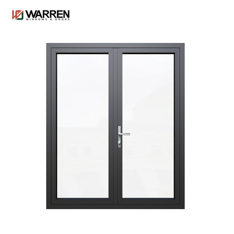 Warren 60x96 French Door With Frosted Glass Inside Double Doors