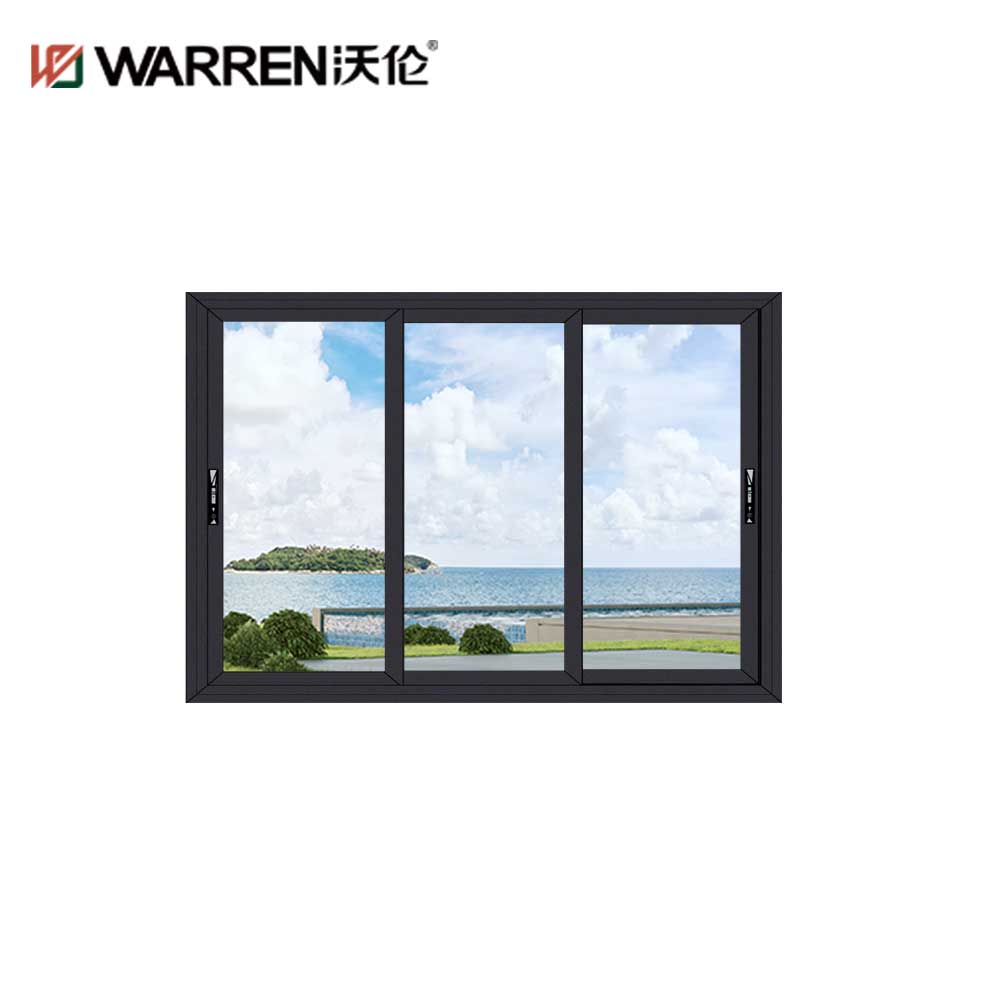 Warren 6 foot tall window latest double glazed aluminum sliding window design factory price