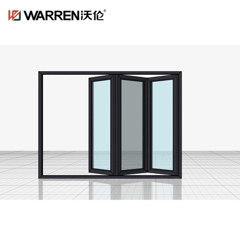 Warren hot selling Chicago bifold doors cheap folding patio aluminium glass