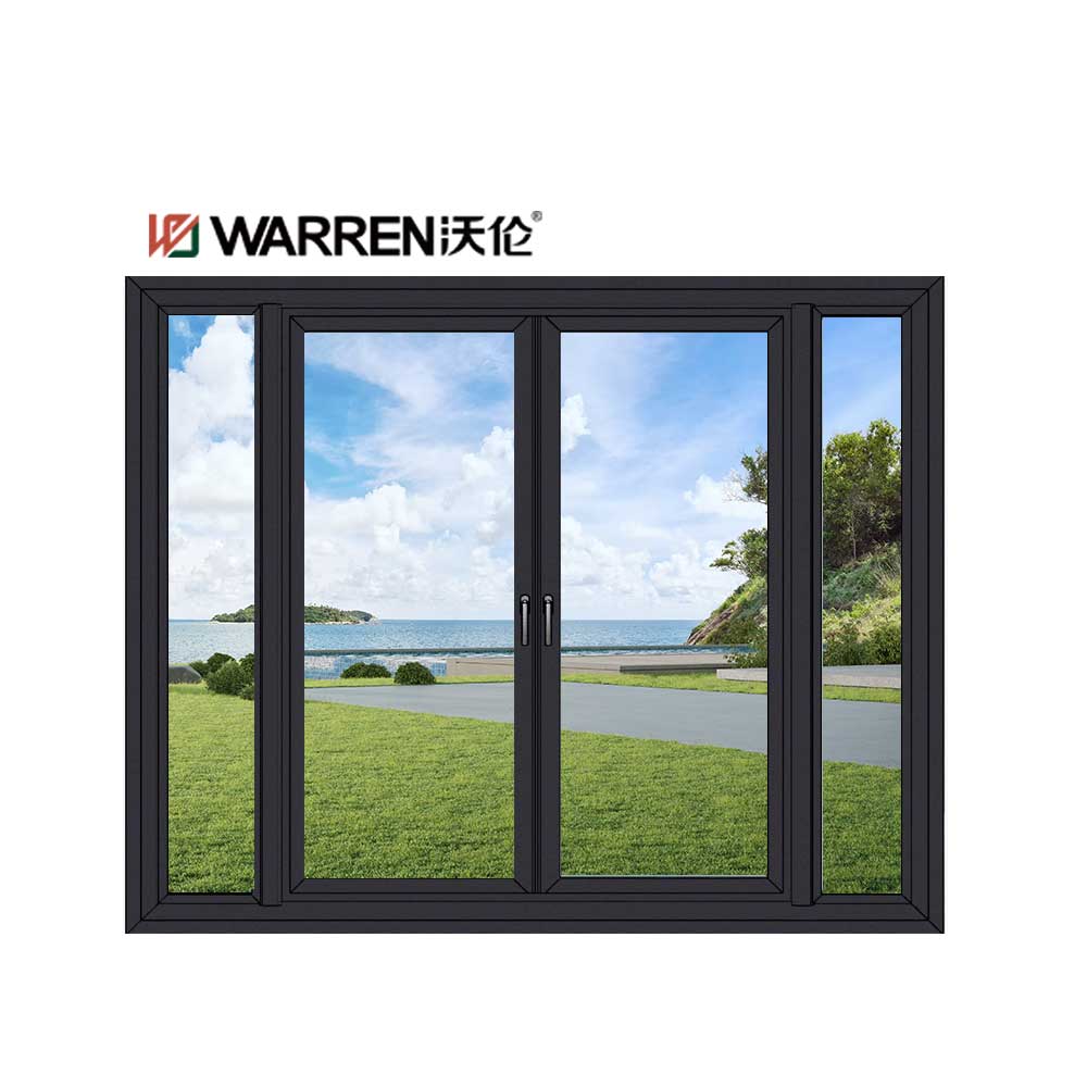 Warren 96 inch exterior french doors with sidelights thermal break aluminum glass exterior french door