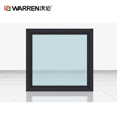 Warren 34x34 window low-e double glazing swing impact aluminum thermal break windows soundproof