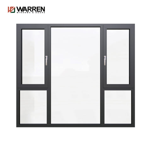 Warren 28x36 Window Double Glazed Hurricane Impact Casement Aluminum Windows