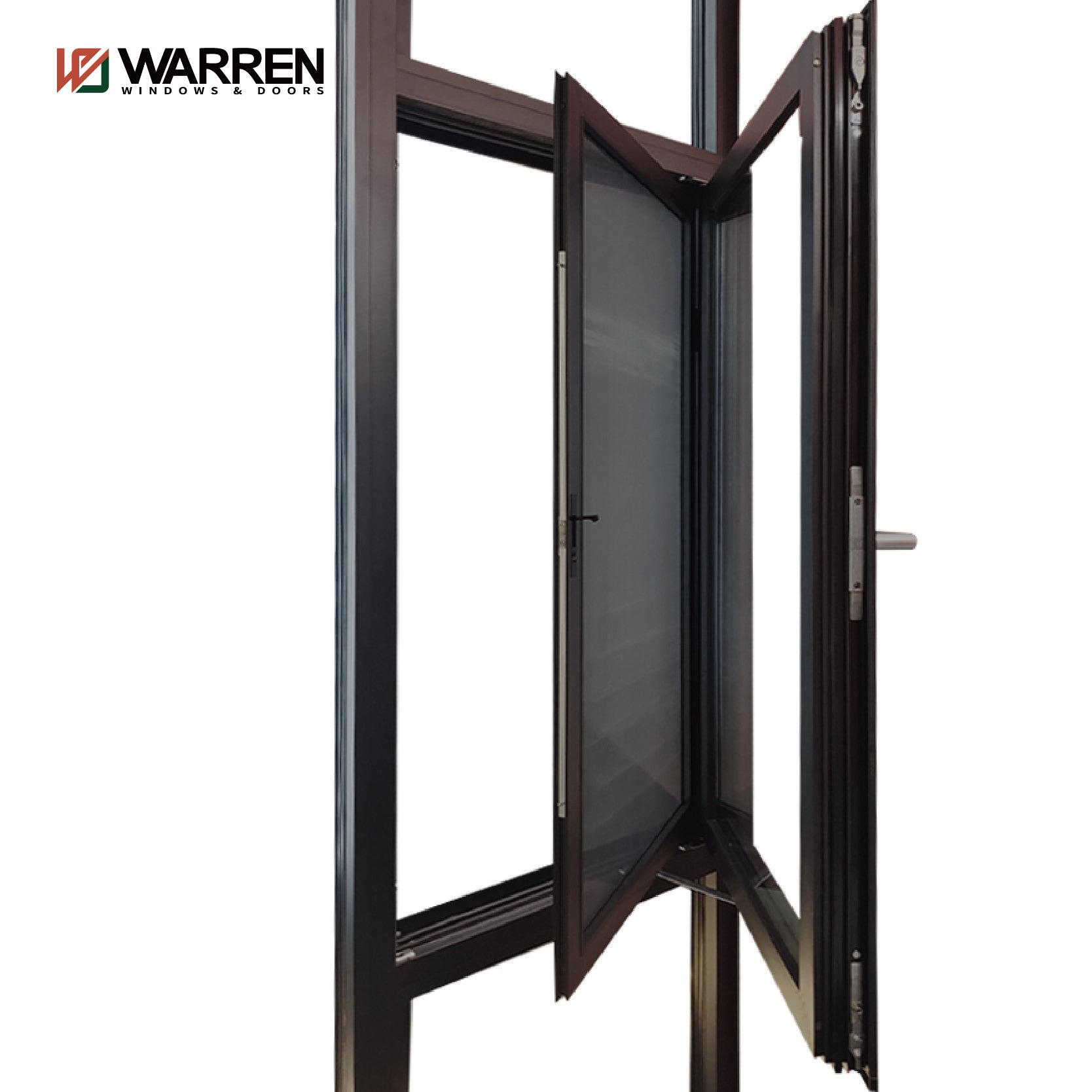 Warren 6 foot window energy saving high quality aluminum thermal break casement sliding window screen grill design