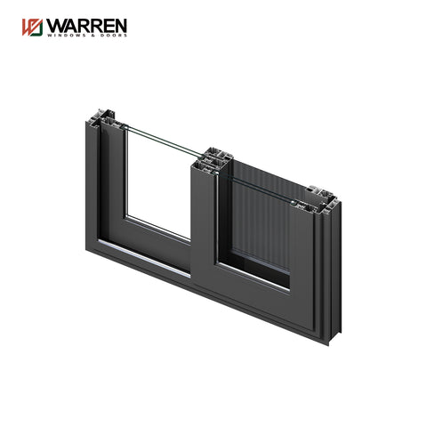 Warren 32x48 window competitive price white aluminum sliding window design with mosquito net
